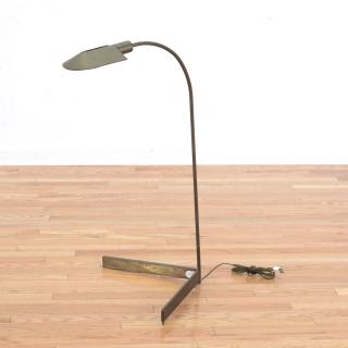 Appraisal: Cedric Hartman brass floor lamp Cedric Hartman brass floor lamp