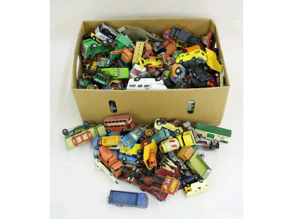 Appraisal: Assortment of diecast toys to include trucks cars lorries etc