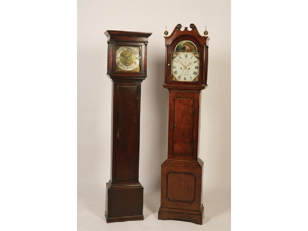 Appraisal: A GEORGE III OAK LONGCASE CLOCK by Joseph Bowles of