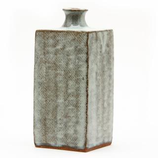 Appraisal: Shibui Ware Pottery Bottle Vase mid to late th century