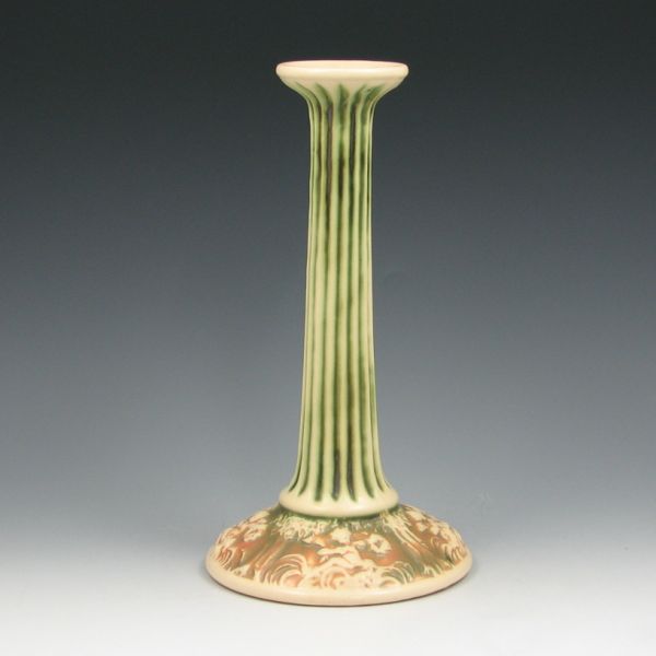 Appraisal: Roseville Donatello - candlestick Unmarked Mint tall Provenance Gordon Sue