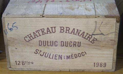 Appraisal: BOTTLE CASE OF CHATEAU BRANAIRE DULUC DUCRU ST JULIEN