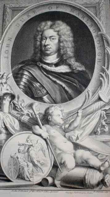 Appraisal: J HOUBRAKEN AFTER SIR GODFREY KNELLER'John Duke of Marlborough' engraving