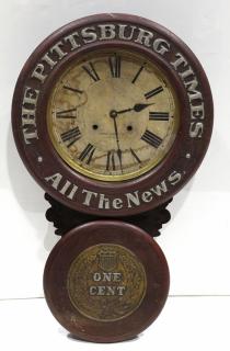 Appraisal: American regulator clock American regulator clock by the Baird Clock