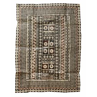 Appraisal: Fiji Tapa Art Fiji tapa cloth Dimensions x Accompanied by