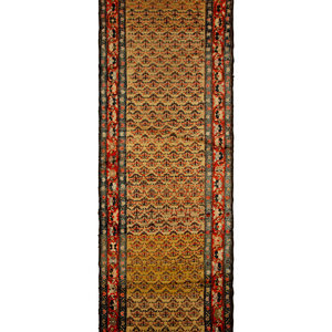 Appraisal: A Serabend Wool Runner th Century feet inches x feet