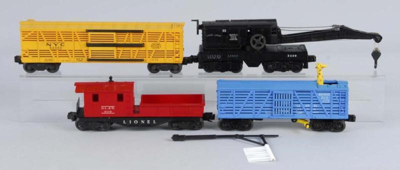 Appraisal: Lot of Lionel O-Gauge Freight Cars Description American Post-war Includes