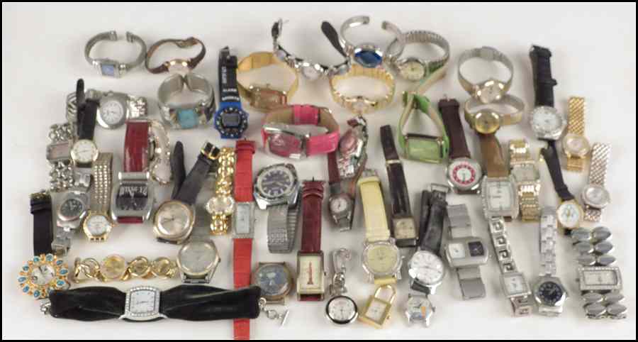 Appraisal: COLLECTION OF LADY'S WATCHES Gruen Cordura and other Condition No