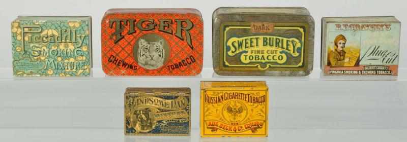 Appraisal: Lot of Tobacco Tins Description Includes B F Graveley's Tiger