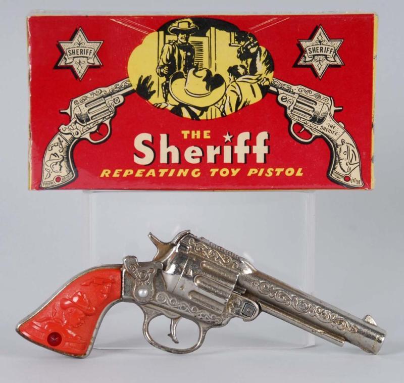 Appraisal: The Sheriff Cap Gun Description Some finish wear Includes box