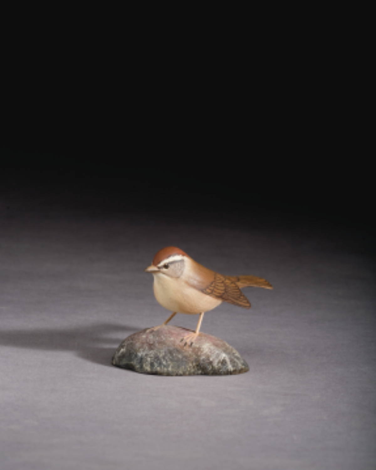 Appraisal: JESS BLACKSTONE AMERICAN - CARVED AND PAINTED SWAINSON'S WARBLER CIRCA