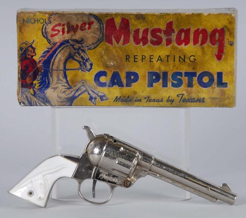 Appraisal: Nichols Silver Mustang Cap Gun Description Works well A lot