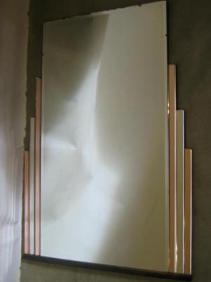 Appraisal: AN ART DECO MIRROR similar to the previous lot high