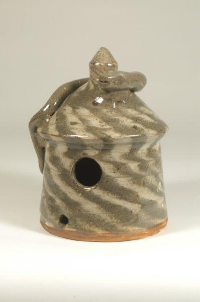 Appraisal: Signed B B Craig Swirl snake birdhouse H W Excellent