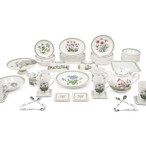 Appraisal: A Portmeirion Botanic Garden Ceramic Luncheon Service Designed by Susan