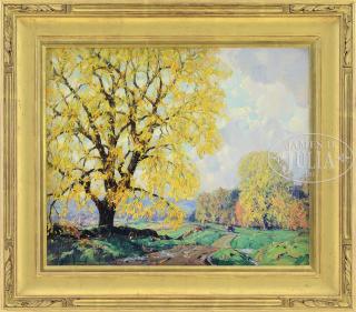 Appraisal: FRANK SWIFT CHASE American - MIDDAY IN EARLY AUTUMN Oil