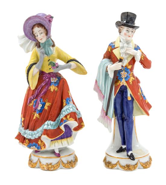 Appraisal: Sale Lot A Pair of Chelsea Porcelain Figures in the