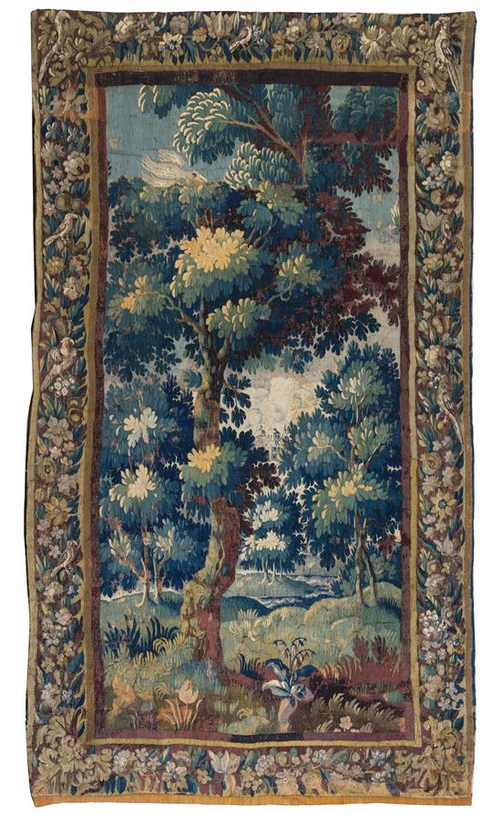 Appraisal: Sale Lot A Continental Wool Tapestry th century depicting a