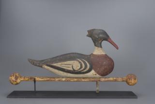 Appraisal: Cast Iron Merganser Weathervane Cast Iron Merganser Weathervane by by