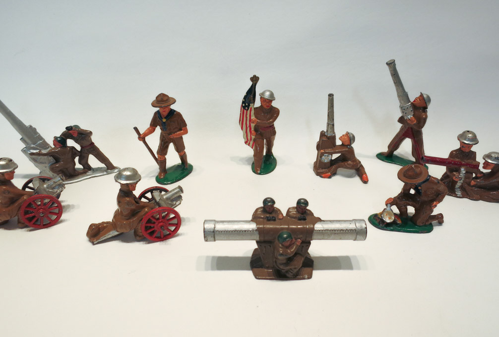 Appraisal: COLLECTION OF BARCLAY AND MANOIL LEAD SOLDIERS including Indians infantry