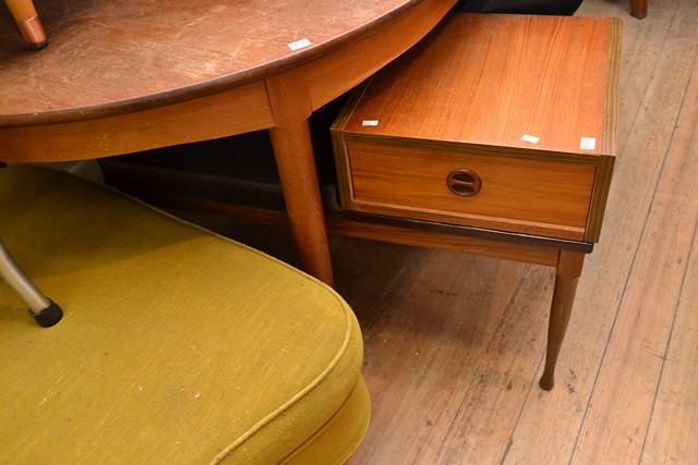 Appraisal: A DANISH TESK TELEPHONE TABLE A DANISH TESK TELEPHONE TABLE