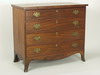 Appraisal: CHEST OF DRAWERS - Four drawer Hepplewhite period chest of