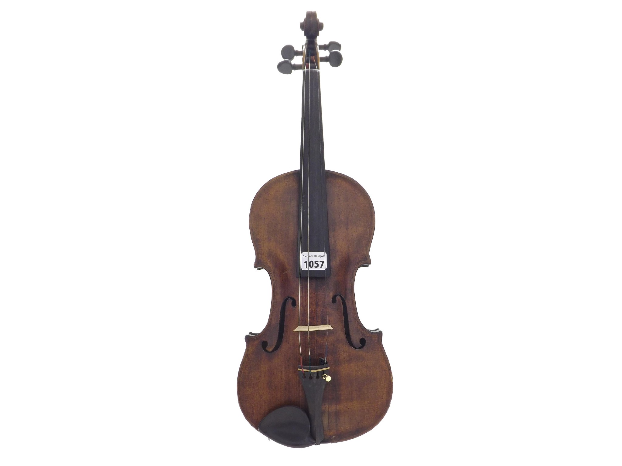 Appraisal: th century German violin labelled Joseph Carl Gottler cm