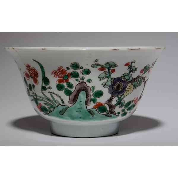 Appraisal: Japanese Bowl Japanese A porcelain bowl with steep sides the