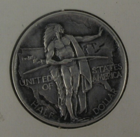 Appraisal: U S COMMEMORATIVE SILVER HALF DOLLAR Oregon Trail Memorial original