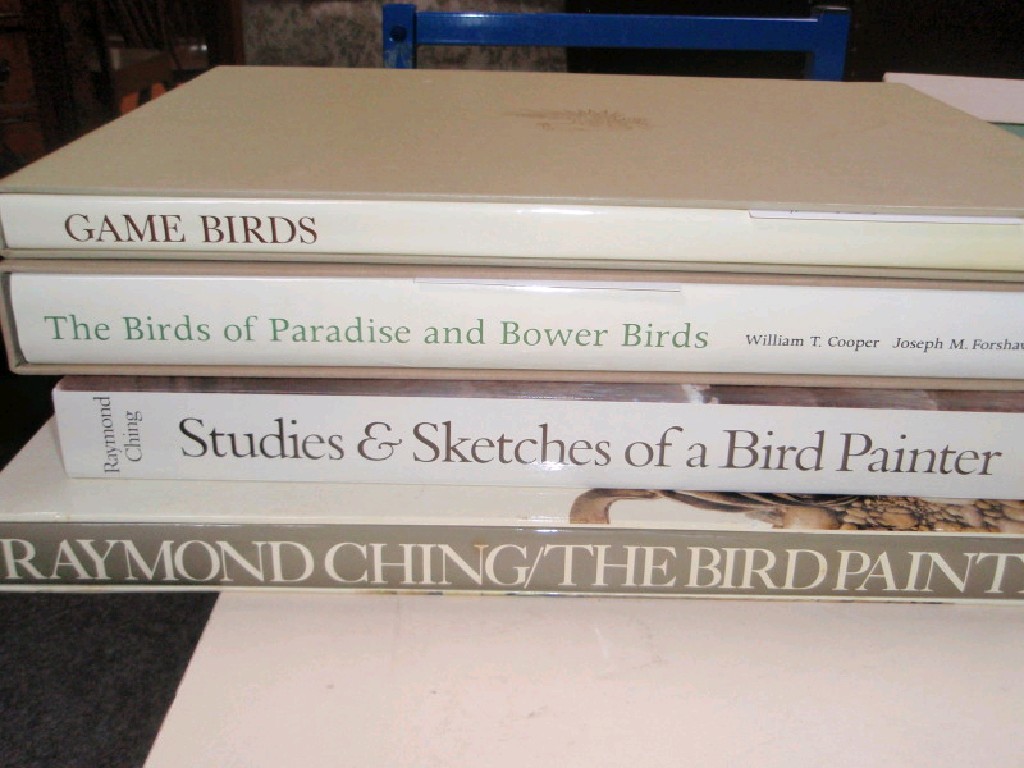 Appraisal: Ching Raymond David Shaw etc The Bird Paintings Collins signed