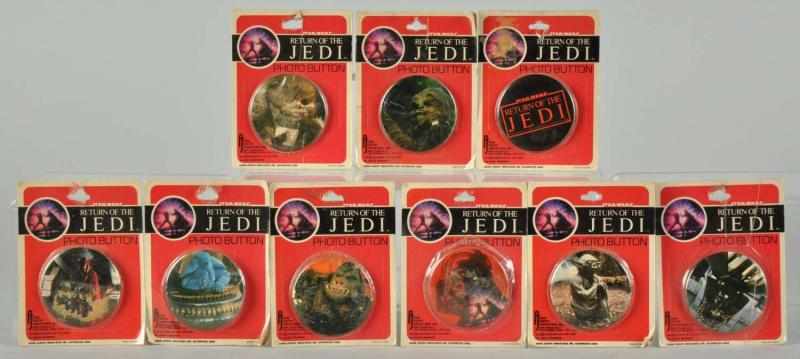 Appraisal: Lot of Star Wars Return of Jedi Photo Buttons Description