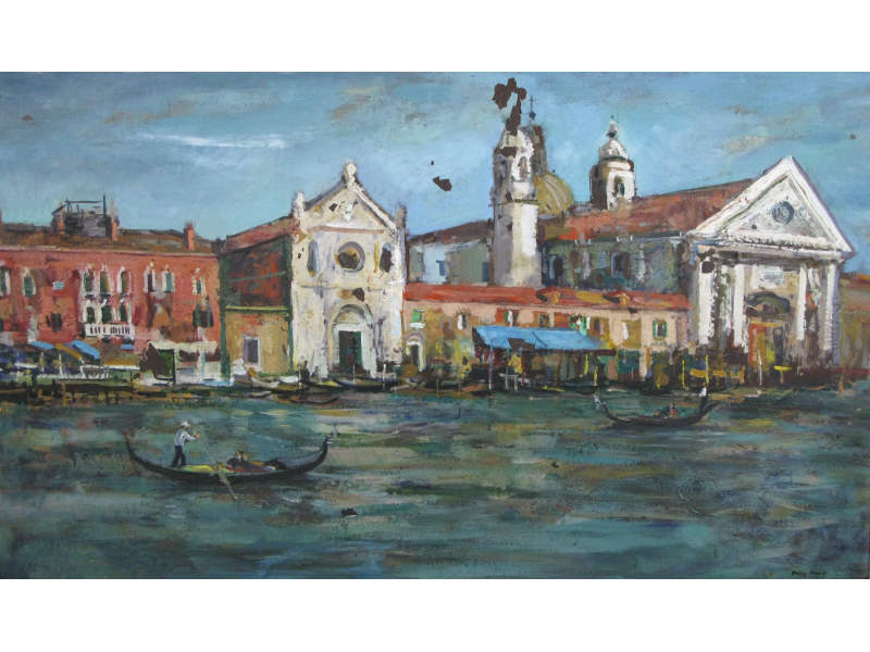 Appraisal: Philip Moose NC - Grand Canal Venice oil on board