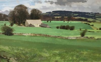 Appraisal: Allan Laycock RWA - Near Kemerton th April acrylic watercolour