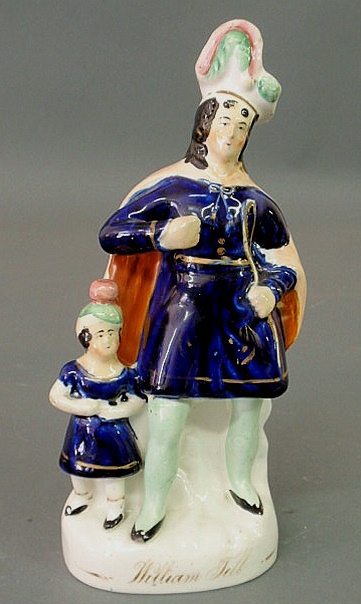 Appraisal: Staffordshire figure of William Tell h