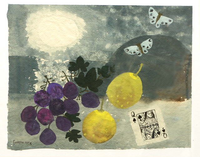 Appraisal: Mary Fedden British - 'Moonlight Queen of Spades ' signed