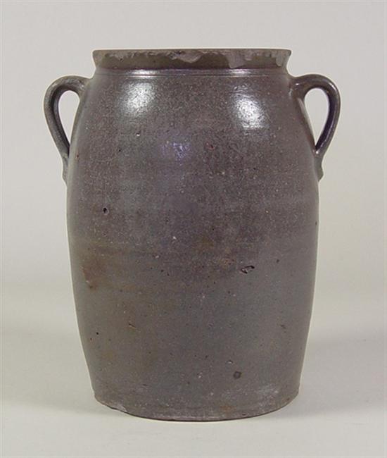 Appraisal: American Stoneware Urn Mid to late th Century Probably far