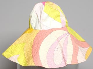 Appraisal: Vintage s Emilio Pucci Large Brim Sun Hat Multicolored cotton