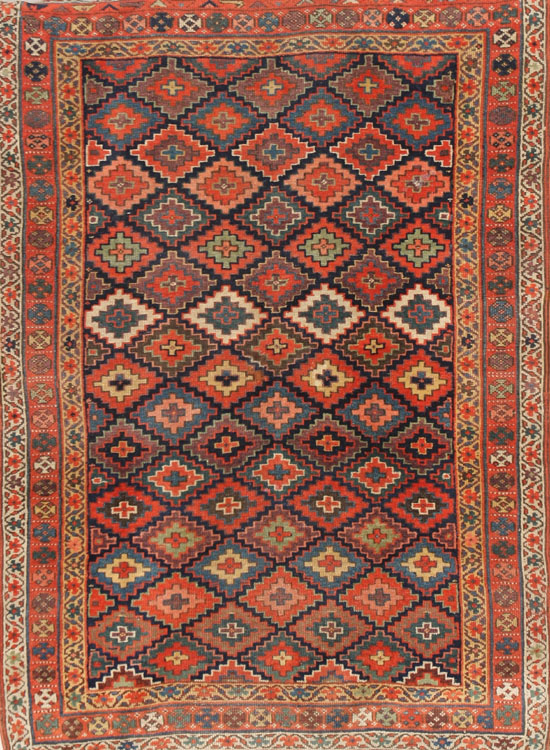 Appraisal: Lot Property of Various Owners Bidjar Rug Circa Blue ground