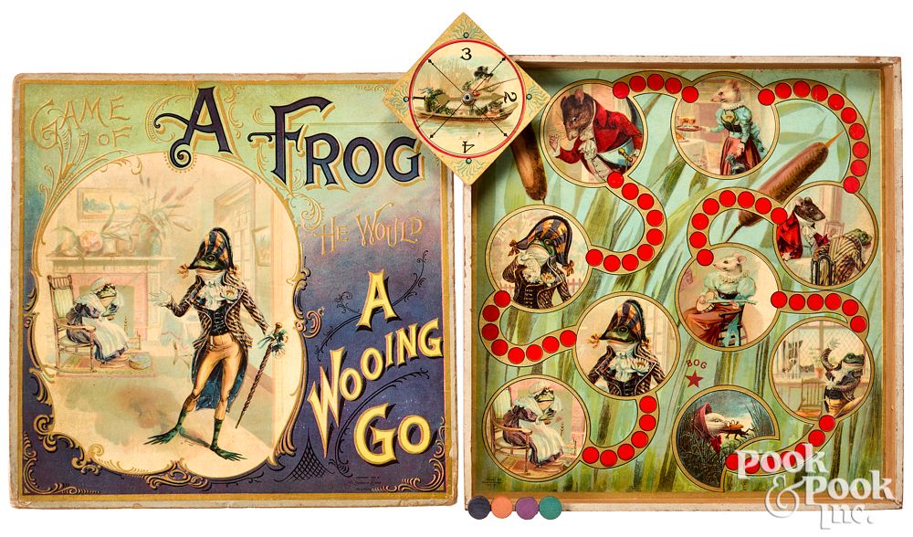 Appraisal: McLoughlin Bros Frog He Would a Wooing Go McLoughlin Bros