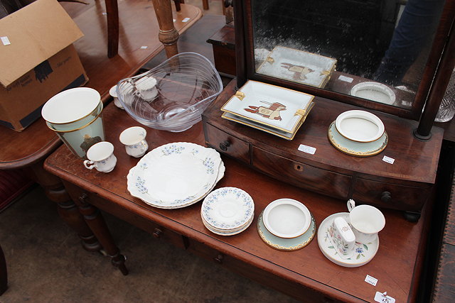 Appraisal: A VILLEROY AND BOCH GLASS BOWL together with a small