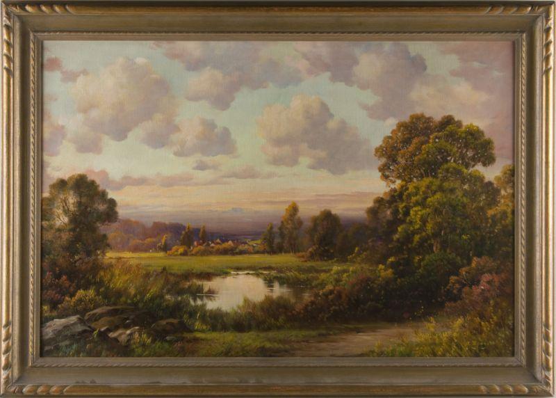 Appraisal: Augustus Spencer Br - Sussex oil on canvas signed lower