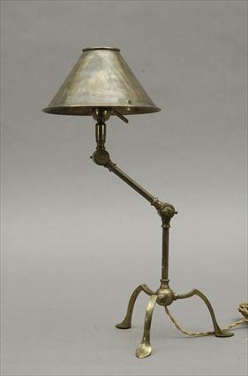 Appraisal: Brass Lamp