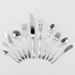 Appraisal: Eighty Four Piece Heirloom Oneida Sterling Silver Flatware Service in