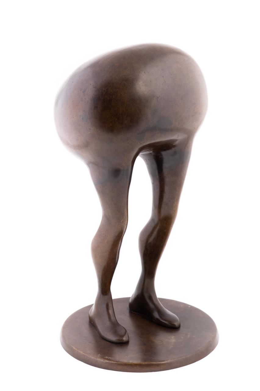 Appraisal: ENRICO ARMAS EL CAMINANTE SURREAL BRONZE Enrico Armas Venezuelan b