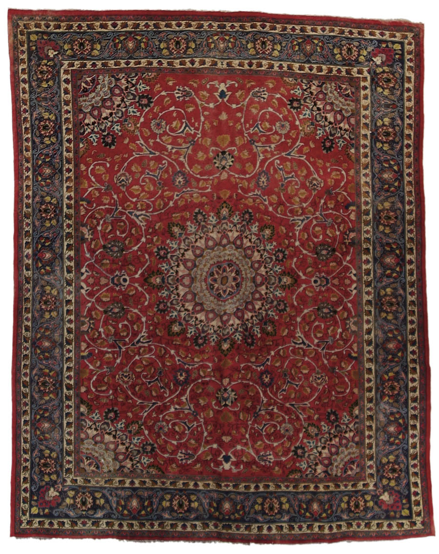 Appraisal: ROOM SIZE MASHAD ORIENTAL RUG Last half of the th