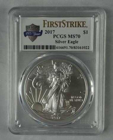 Appraisal: oz American Silver Eagle First Strike - Graded by PCGS