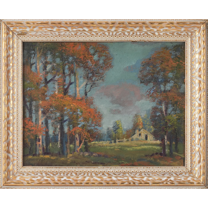 Appraisal: Ernest T Fredericks American - ''Landscape '' c oil on