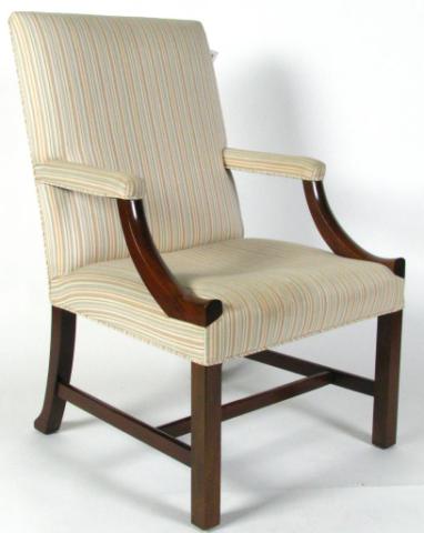 Appraisal: Kittinger Chippendale style open arm chair a Willamsburg Adaptation chair