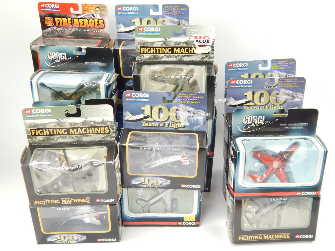 Appraisal: Assorted diecast aircraft models including Corgi Aviation Archive etc