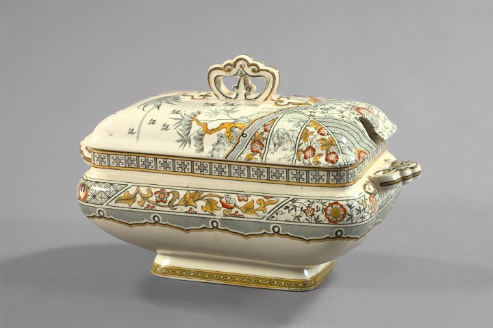 Appraisal: Good Gildea and Walker Staffordshire Pottery Covered Tureen dated August